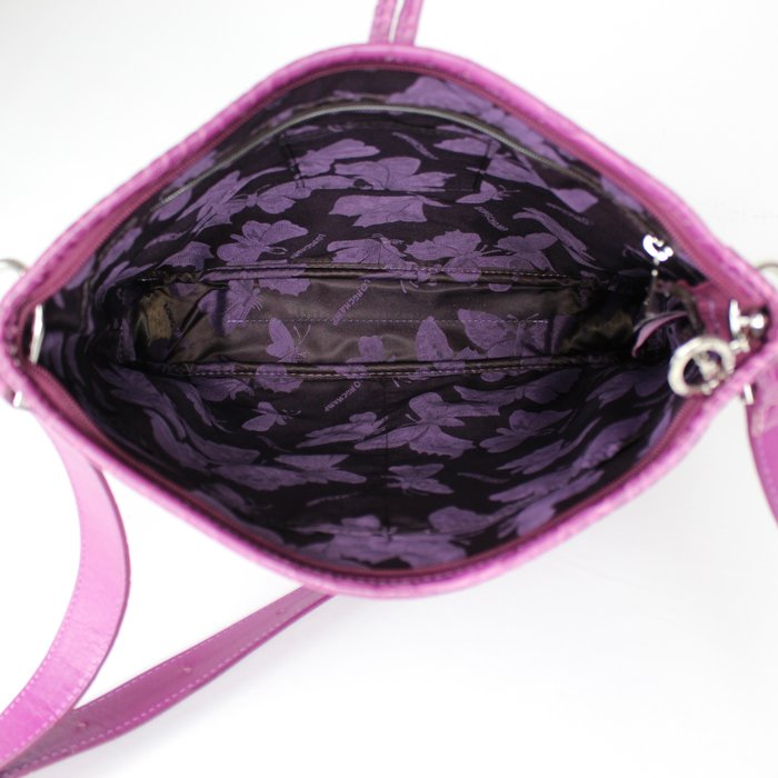 Longchamp - Bolso de hombro de piel con relieve de cocodrilo