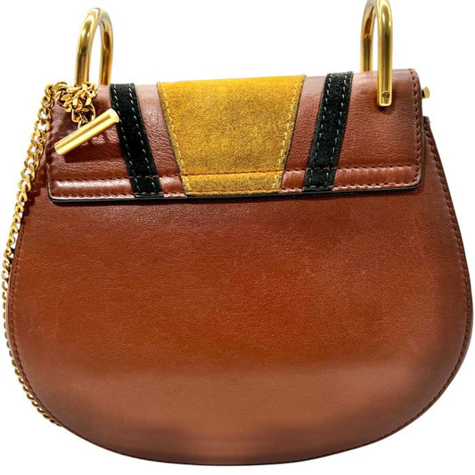 Chloé Drew Mini Patchwork de piel y ante