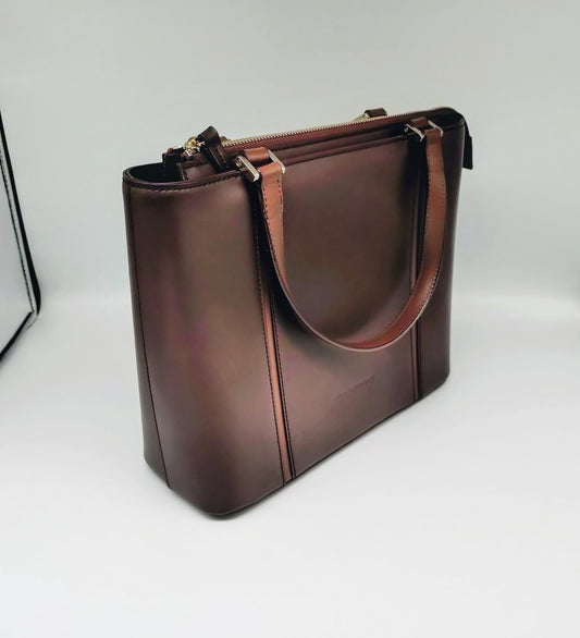 Burberry Tote cuero marrón