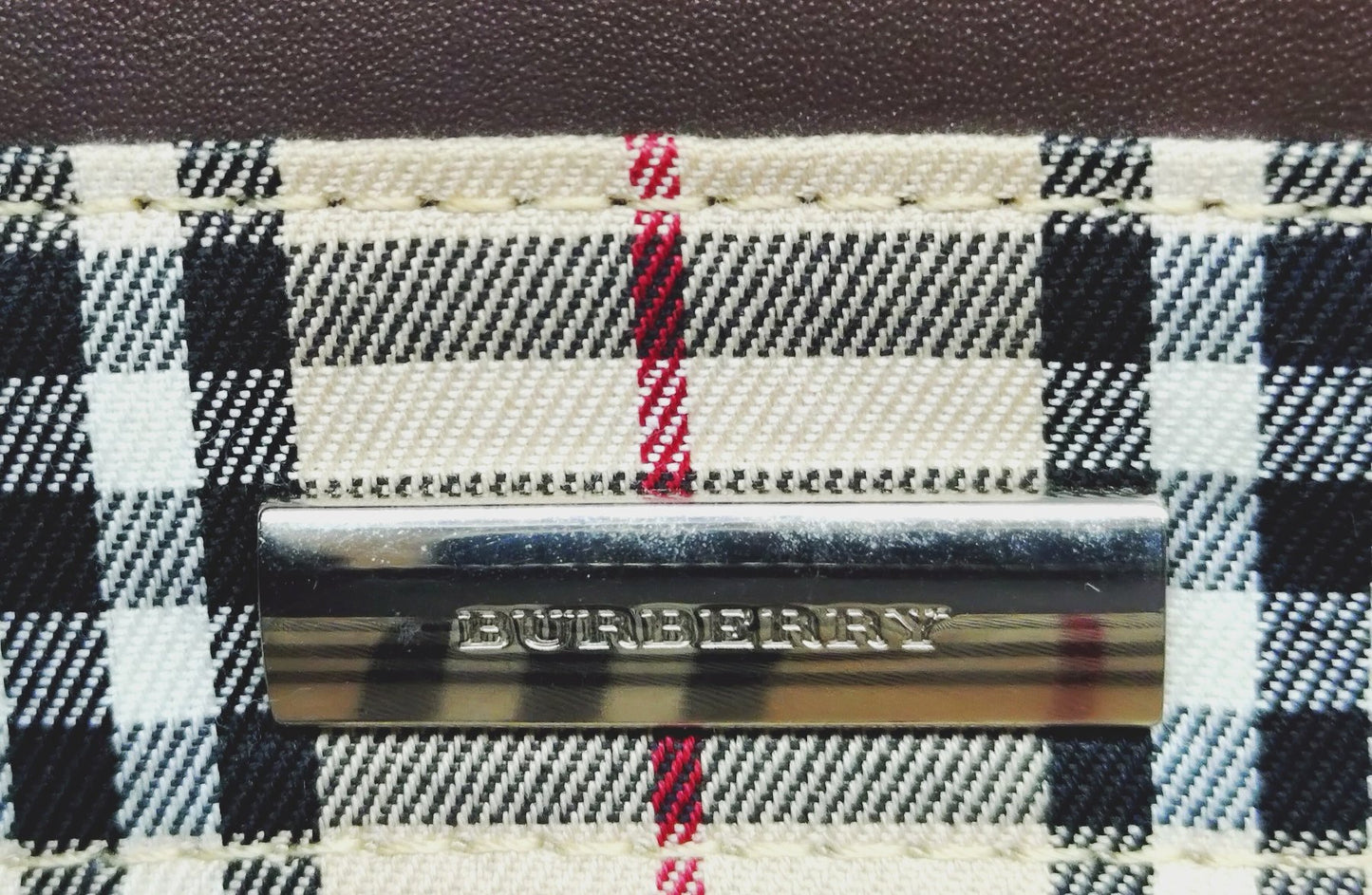 Burberry Tote cuero marrón