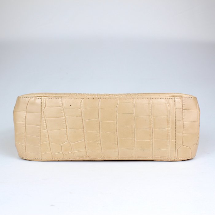 Longchamp – Bolso Tote de cuero beige