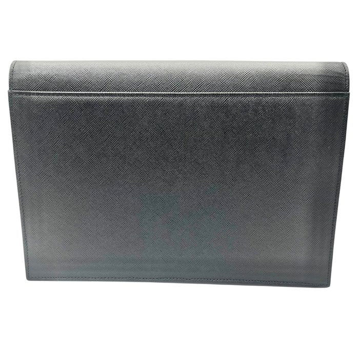 Yves Saint Laurent - Cartera de mano/clutch en cuero Saffiano