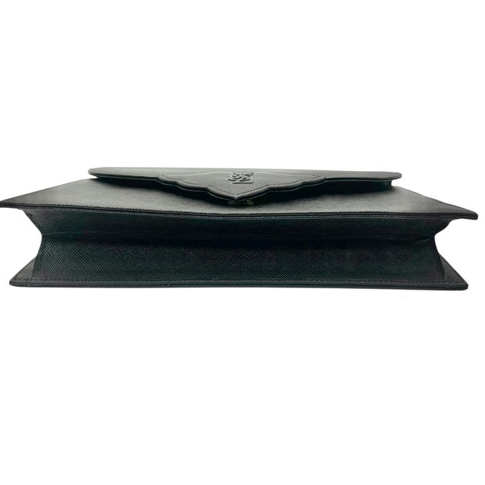 Yves Saint Laurent - Cartera de mano/clutch en cuero Saffiano