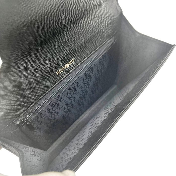 Yves Saint Laurent - Cartera de mano/clutch en cuero Saffiano