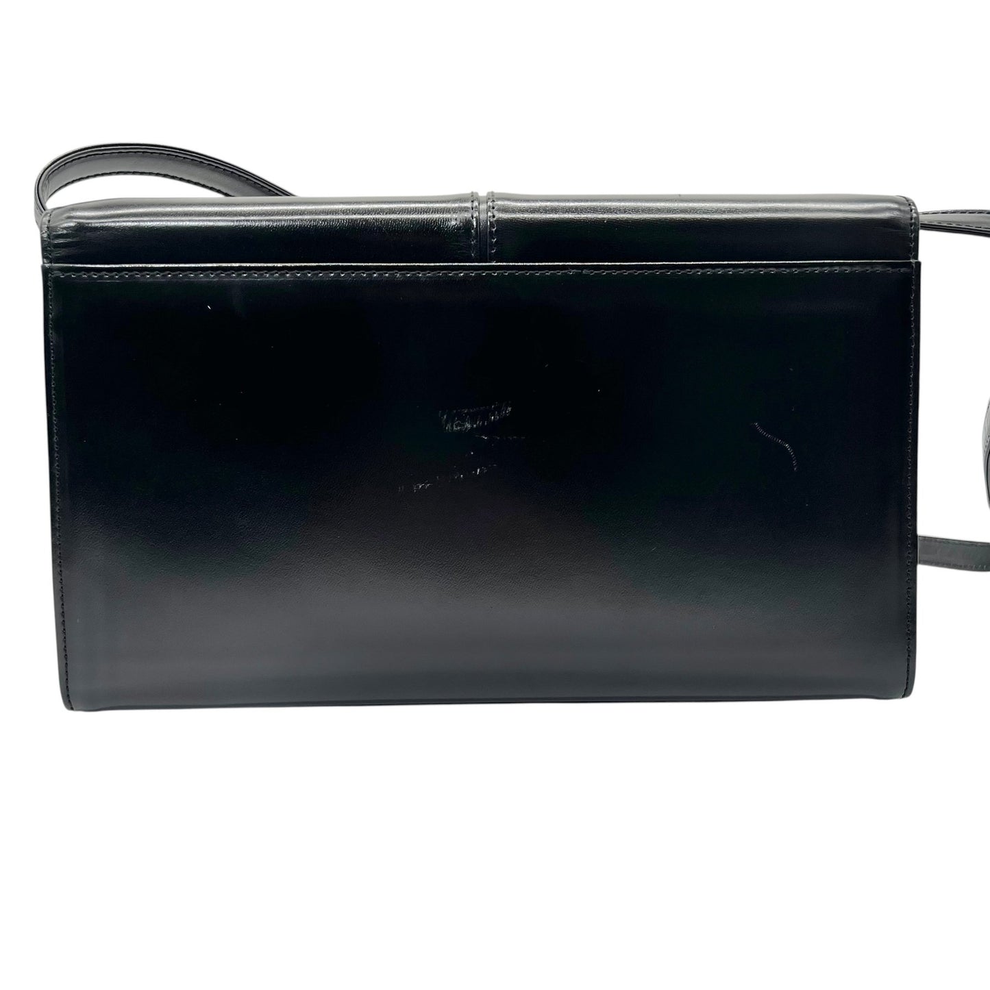 Yves Saint Laurent - Bolso de hombro de cuero negro