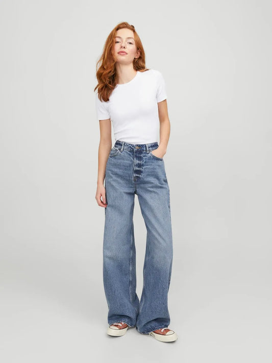 Jeans wide high waist